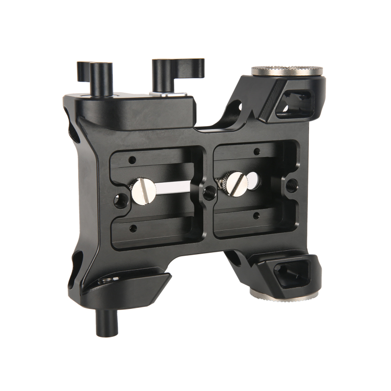 Niceyrig Base Plate Kit (Arri Style Clamp) with Arri Rosette Mount & Dual Rod Clamp(15mm)