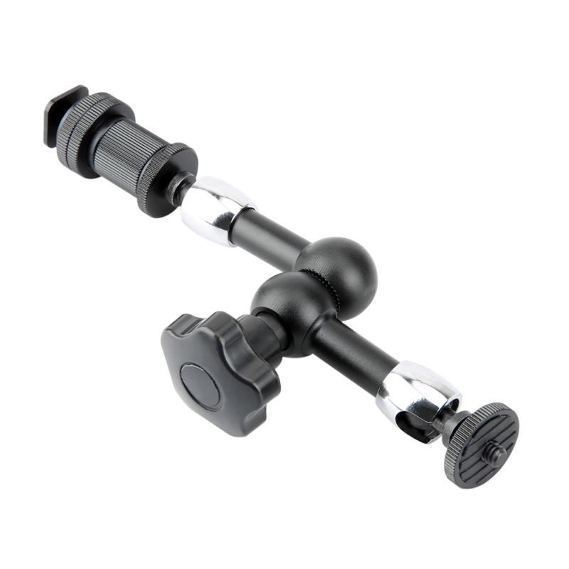 Niceyrig Adjustable Articulating Magic Arm with Both 1/4 Thread Screw and Removable Cold Shoe Adaptor