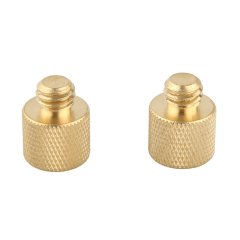 NICEYRIG 3/8-16 Male to 1/4-20 Female Tripod Screw Adapter for Camera Mount (Brass)