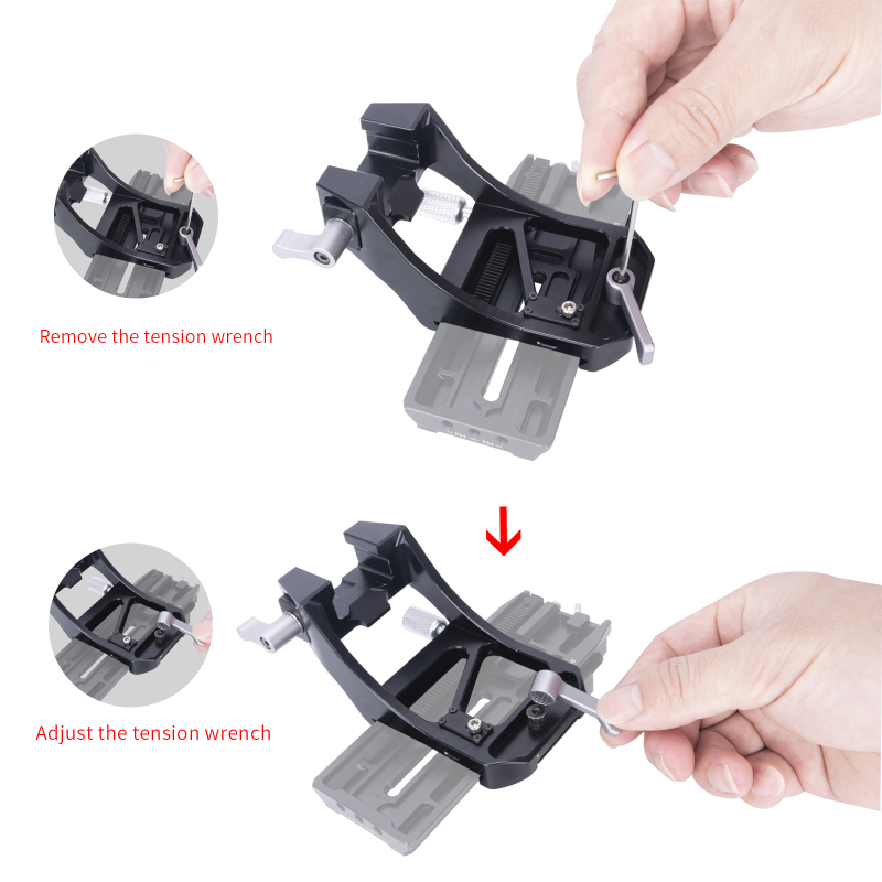 Niceyrig Vertical Shooting Adaptor Mount for DJI Ronin S2/RoninS3/RoninS3 Pro (Capacity:2kg)