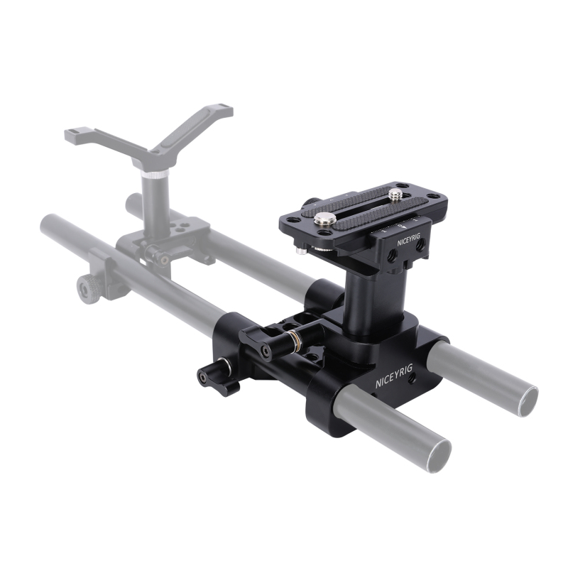 Niceyrig Arca Type Universal Baseplate with 15mm Rail System Height Adjustable (Capacity: 10kg)