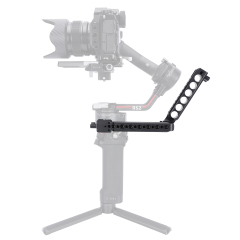 Niceyrig Side Handle with Nato Clamp&Nato Rail for DJI RS2/RSC2/RS3/RS3 MINI/RS3 Pro Stabilizer Gimbals