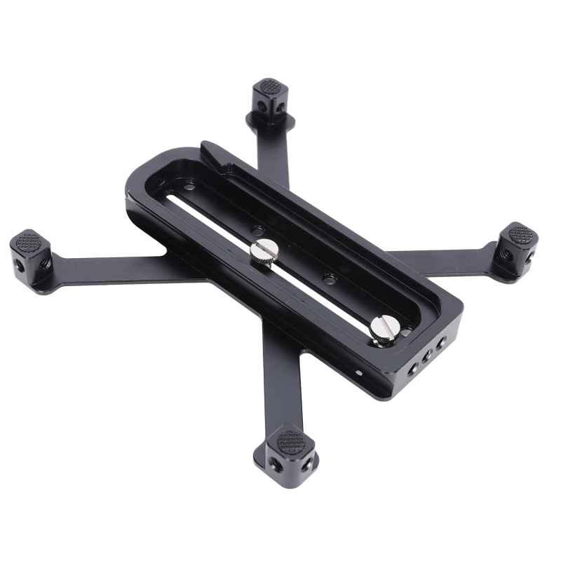 Niceyrig Manfortto Quadruped Baseplate Support For DSLR Camera Horizontally Placing Compatible with Manfortto Tripods