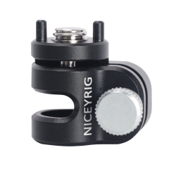 Niceyrig 15mm Single Rod Holder Clamp With 3/8'' Arri Locating Screw Mounting