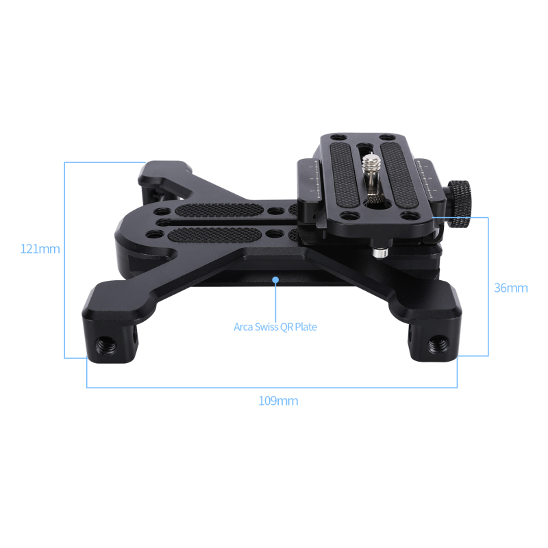 Niceyrig Arca - Type Quadruped Support Baseplate with Quick Release Clamp