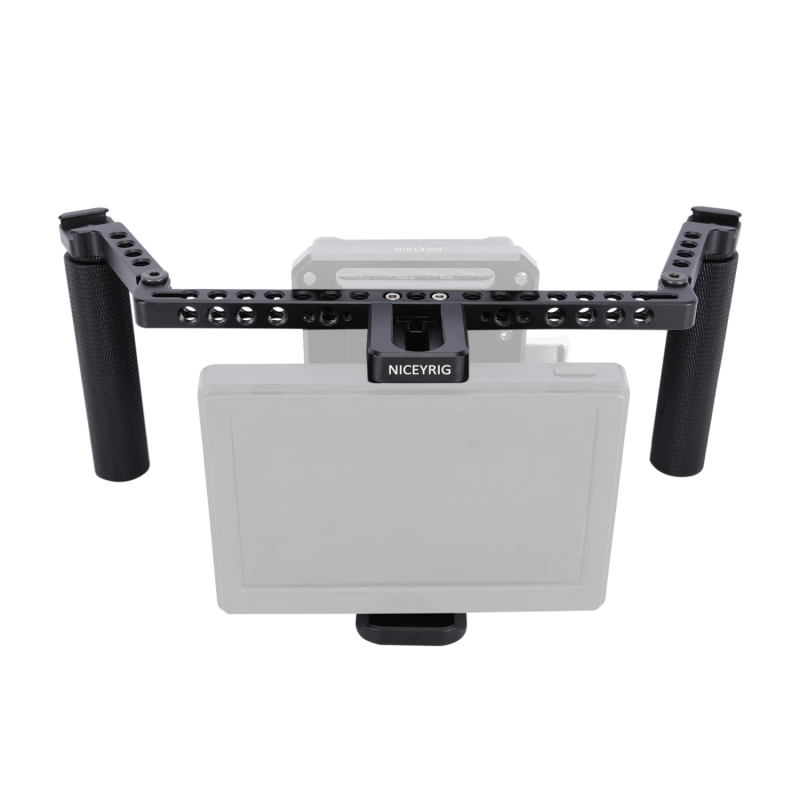 Niceyrig Foldable Dual Handheld Monitor Holder Kit