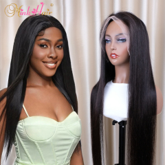 Silky Straight Lace Wig 4x4 5x5 6x6 7x7 Closure Wig 13x4 13x6 Full Frontal Wig HD And Transparent Lace 100% Human Raw Mink Hair