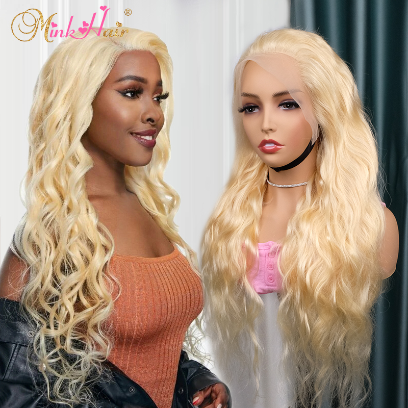 Body Wave Blonde#613Color HD & Transparent Lace Wig 4x4 5x5 6x6 Closure Wig 13x4 13x6 Full Frontal Wig 100% Human Raw Hair Mink Brazilian Hair