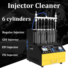 GDI 6 Cylinder Ultrasonic Injector Cleaner And Tester LCD Screen Spray Tester