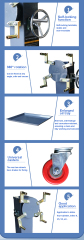 Vehicle Engine Rotating Stand Truck Engine Rotation Jack