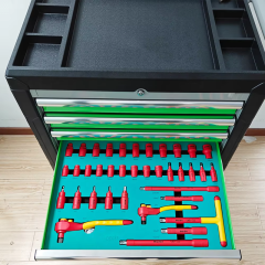 EV Vehicle Repair Tools Cabinet 1000V VDE Insulated Tool Combo