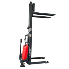 Semi-electric Stacker Self Lift Rider Electric Stacker 1500kg 2000kg with 3.5m Lifting for warehouse equipment