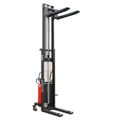 Semi-electric Stacker Self Lift Rider Electric Stacker 1500kg 2000kg with 3.5m Lifting for warehouse equipment