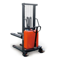 Semi-electric Stacker Self Lift Rider Electric Stacker 1500kg 2000kg with 3.5m Lifting for warehouse equipment