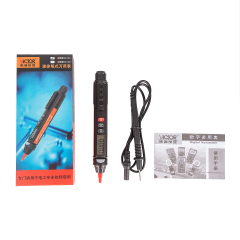 VICTOR 6012C 6012D Pen Type Digital Multimeter, automatically identify DCV and ACV, resistance, capacitors, diodes,Temperature , on-off test, non-contact voltage measurement, zero fire line , phase sequence measurement,Auto power off