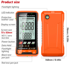 VICTOR 921A 921B Smart Digital Multimeter ,measure DCV, ACV, resistance, capacitance, diode,NCV (None contact voltage detect),Auto power off,Live wire test,Bar graph display
