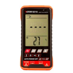 VICTOR 921A 921B Smart Digital Multimeter ,measure DCV, ACV, resistance, capacitance, diode,NCV (None contact voltage detect),Auto power off,Live wire test,Bar graph display
