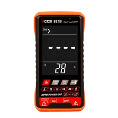 VICTOR 921A 921B Smart Digital Multimeter ,measure DCV, ACV, resistance, capacitance, diode,NCV (None contact voltage detect),Auto power off,Live wire test,Bar graph display