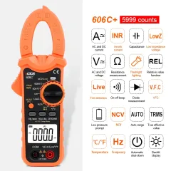 VICTOR 606+ 606A+ 606B+ 606C+ Digital Clamp Meters ,measuring DCV, ACV, DCA and ACA, Resistance, Continuity Buzzer, Diode, Frequency,Temperature
