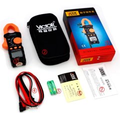 VICTOR 6016B+ 6056D 3218+ Digital Clamp Meter,measuring DCV, ACV，ACA,DCA，Low-V,Resistance, Capacitance ，Diode and Continuity Test, Capacitance，Frequency，Duty cycle，Temperature