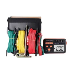 VICTOR 4105A 4105B Digital Earth Resistance Tester,Ground Resistance 10Ω-2000Ω ,AC Voltage（200V/750V） with 1999 count LCD display