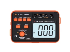 VICTOR 4105A 4105B Digital Earth Resistance Tester,Ground Resistance 10Ω-2000Ω ,AC Voltage（200V/750V） with 1999 count LCD display