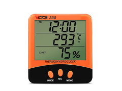 Digital Hygro-Thermometer Clock