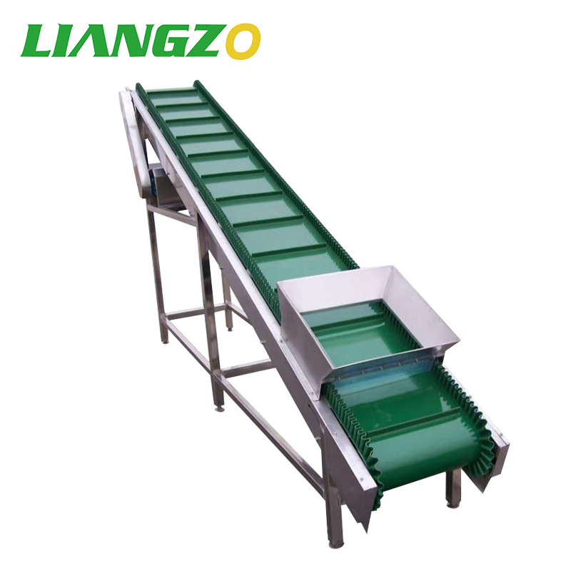 LIANGZO OEM Automatic Z Type Belt conveyor Incline Bucket Elevator Lifting Belt Conveyor System