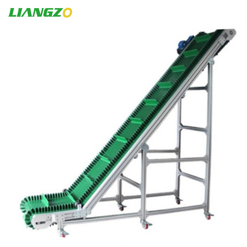 LIANGZO OEM Automatic Z Type Belt conveyor Incline Bucket Elevator Lifting Belt Conveyor System