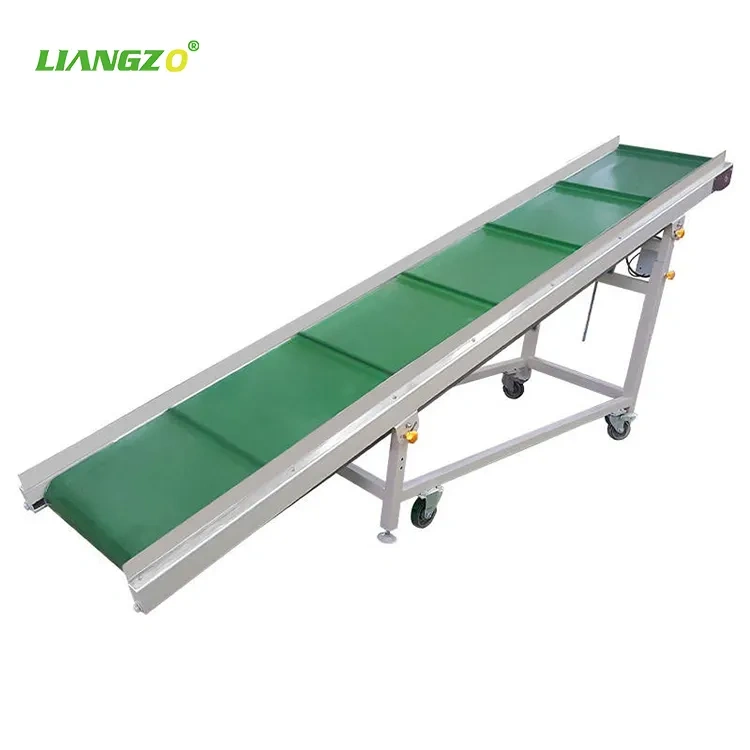 LIANGZO PVC Mini Climbing Conveyor