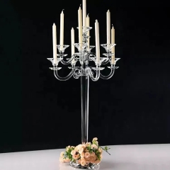 Low Price wedding clear candle holder