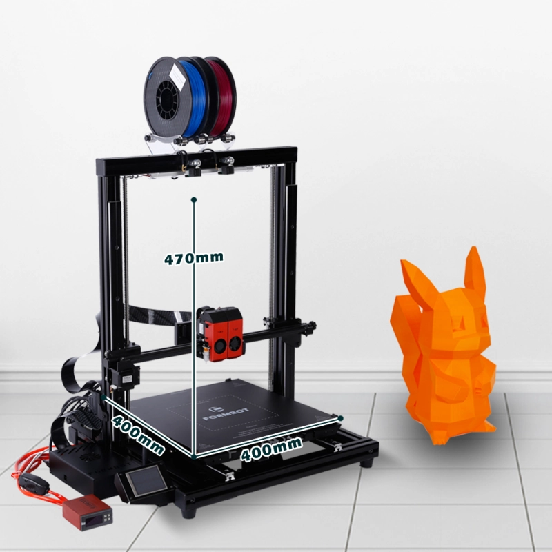 FORMBOT Large Format Industrial 3D Printer with 400x400x470mm Build Size