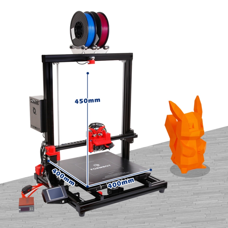 Formbot T-Rex+ Large 3D Printer with 400x400x450mm Build Size
