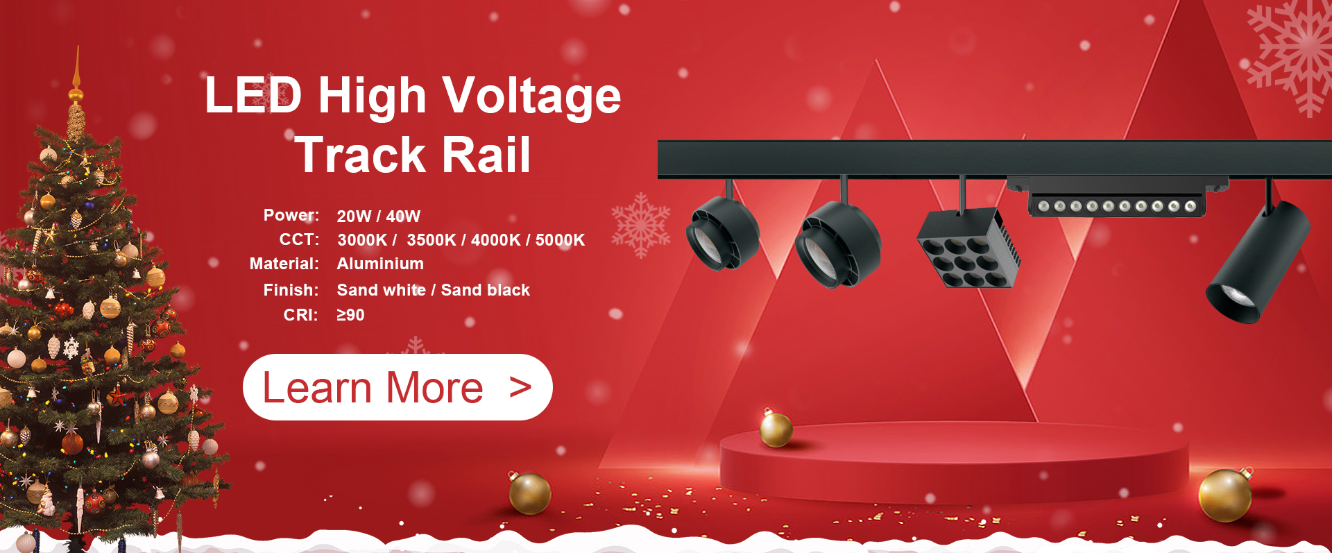 LED High Voltage Track Rail