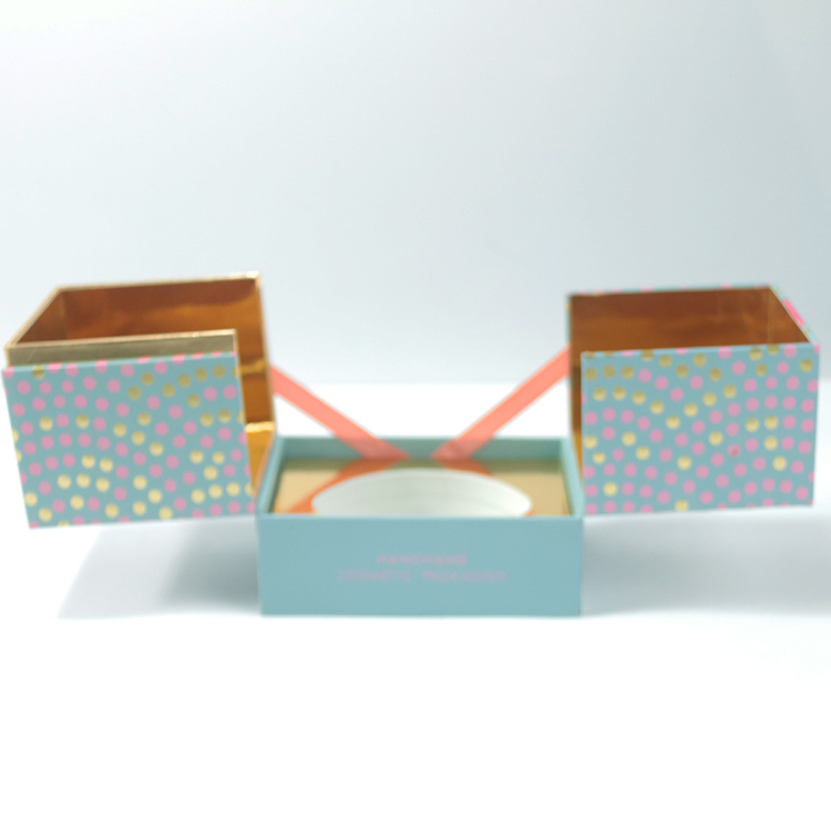 Personalized custom luxury paper wedding chocolate cosmetic packaging box jewelry gift box with lid