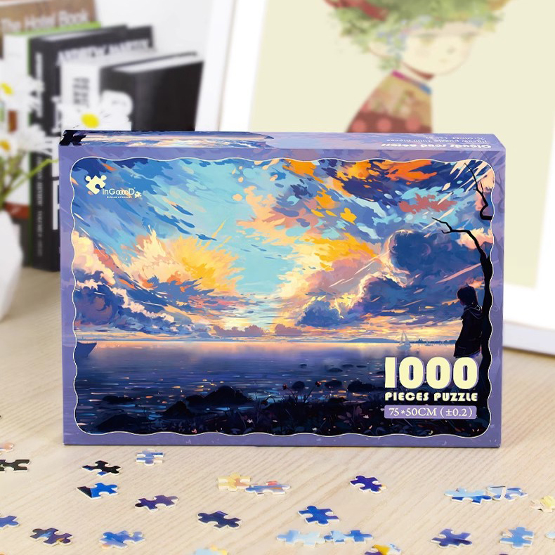 Personalized Custom Puzzle Game 100 500 1000 2000 Pieces Jigsaw Puzzles for Adult Kids