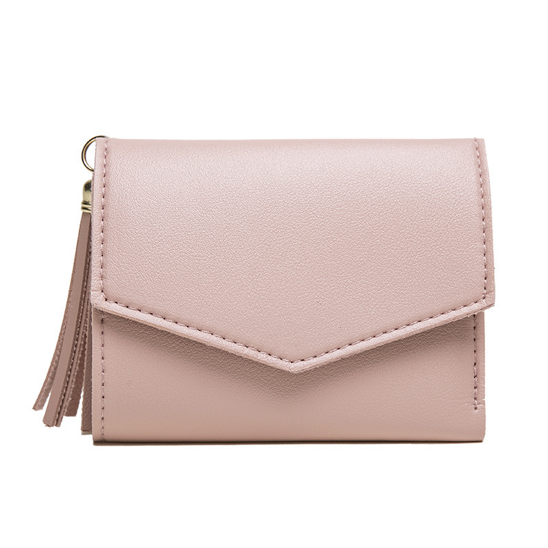 New casual simple wallet wallet women's short coin purse card holder cross-border mini bag supply