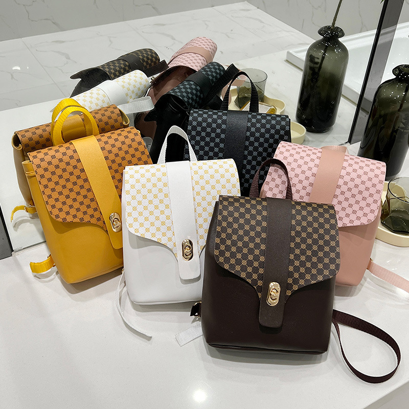 Mobile phone bag women's crossbody mini bag New Korean style spring and summer all-match printed shoulder small square bag