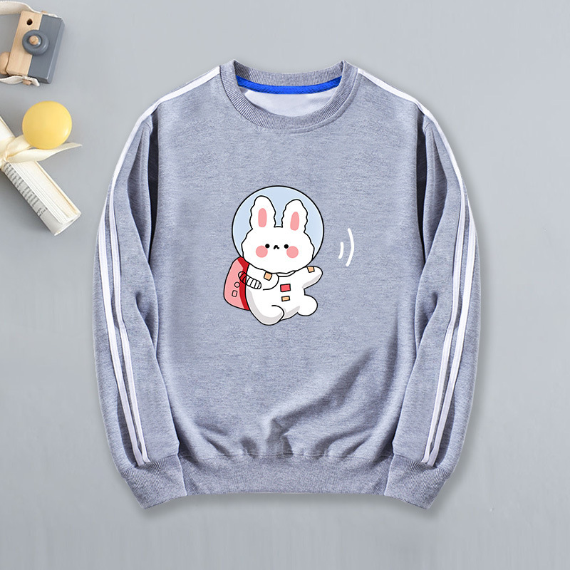 Girls' new sweater autumn foreign trade in stock children's clothing baby cute cartoon top children's round neck coat