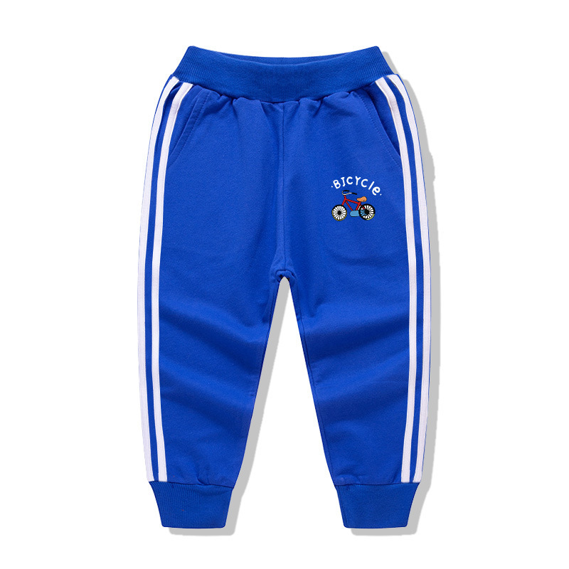 Children's sweatpants autumn new boys' casual sports pants girls' knitted cotton ankle-tied pants cross-border supply