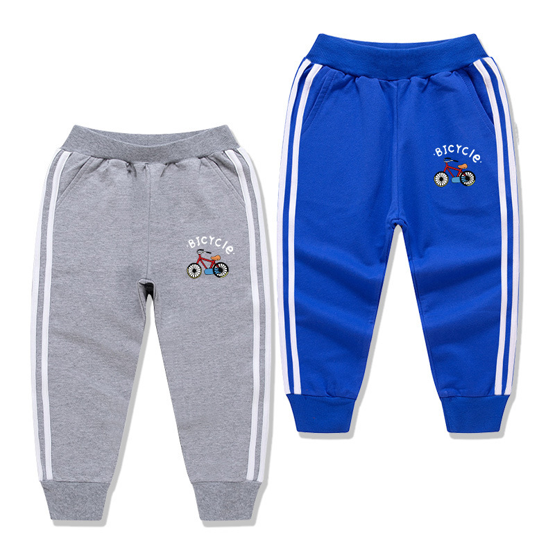 Children's sweatpants autumn new boys' casual sports pants girls' knitted cotton ankle-tied pants cross-border supply