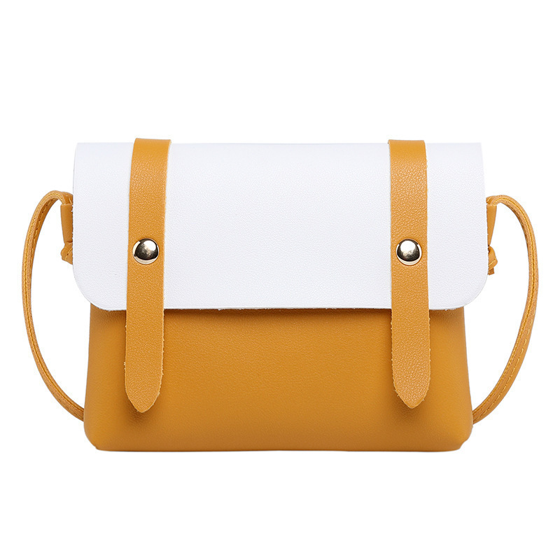Factory Direct sales women's bag Korean-style contrast color one-shoulder parallel bars mobile phone bag summer and autumn new collection crossbody mobile phone coin purse