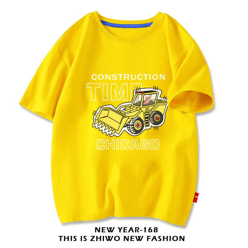 CAR children's clothing short sleeve summer new fashion T-shirt boys fried street T-shirt top factory direct sales