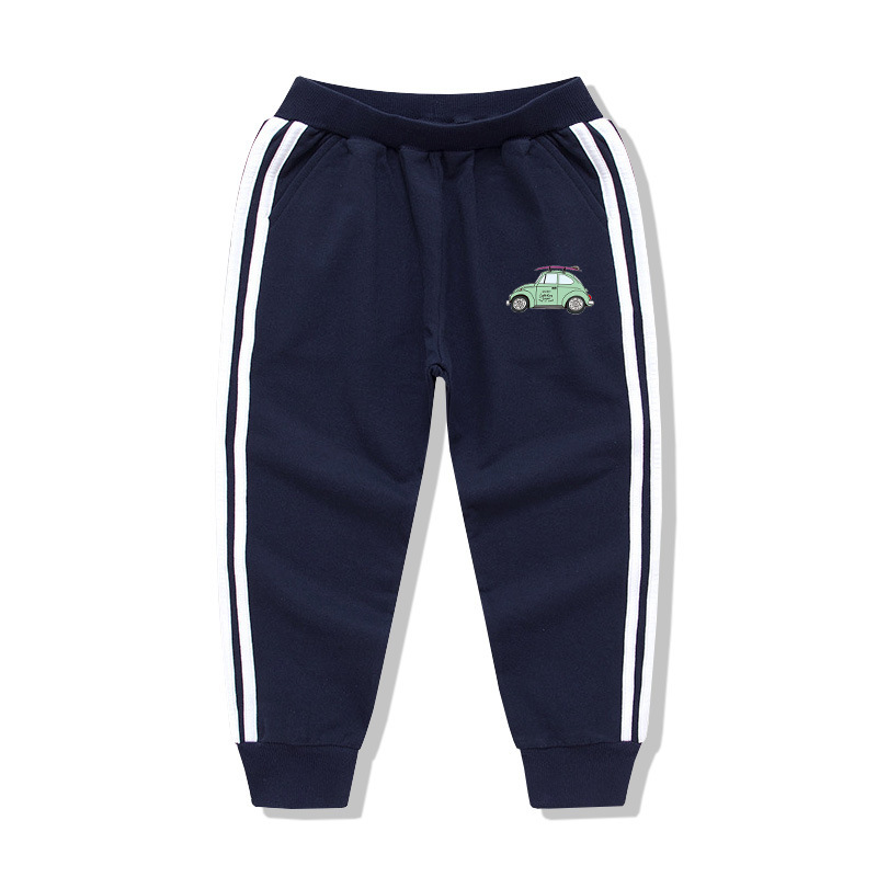 Spot goods children cotton sweat pants new autumn clothing bars sports trousers boys fashionable cartoon pants