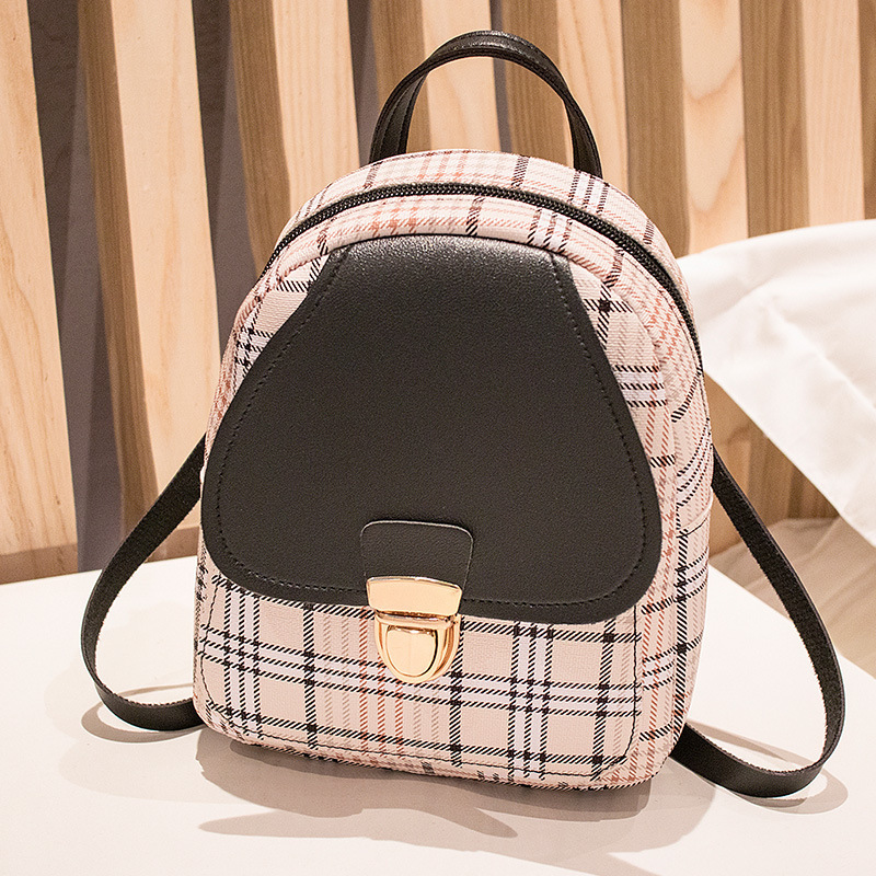 Korean lock latch women's backpack new fashion trendy single-shoulder bag crossbody gift bag women's bag wholesale