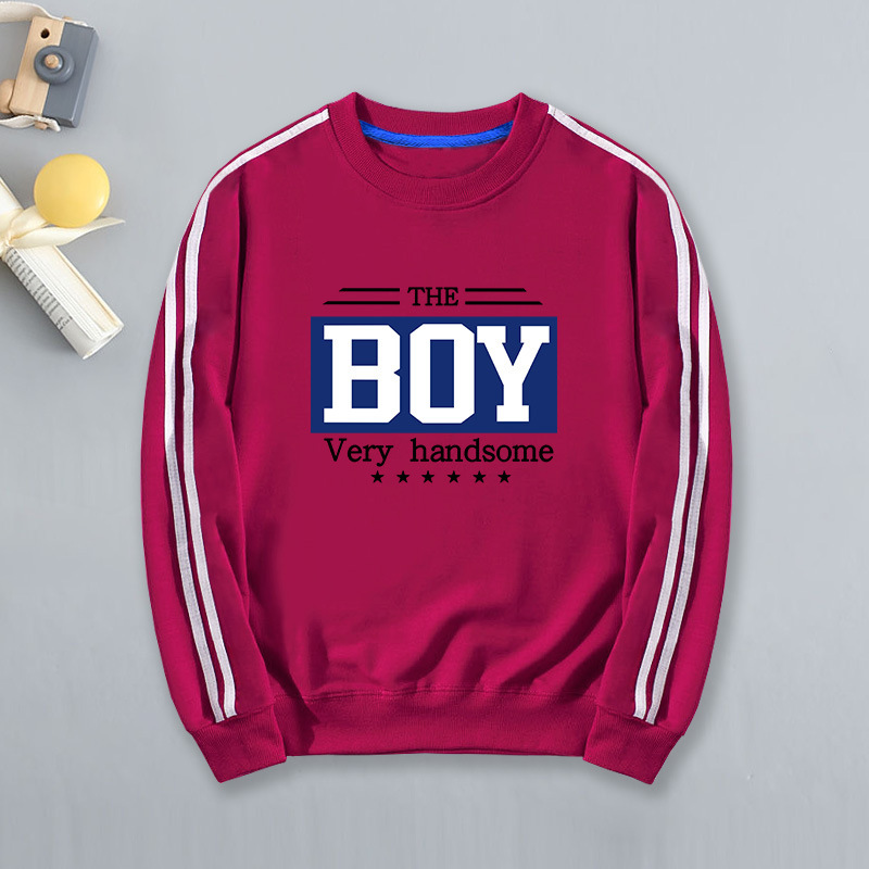 Spot children's clothing fashionable sweatshirt children's spring and autumn new fried street handsome clothes boys' cotton pullover