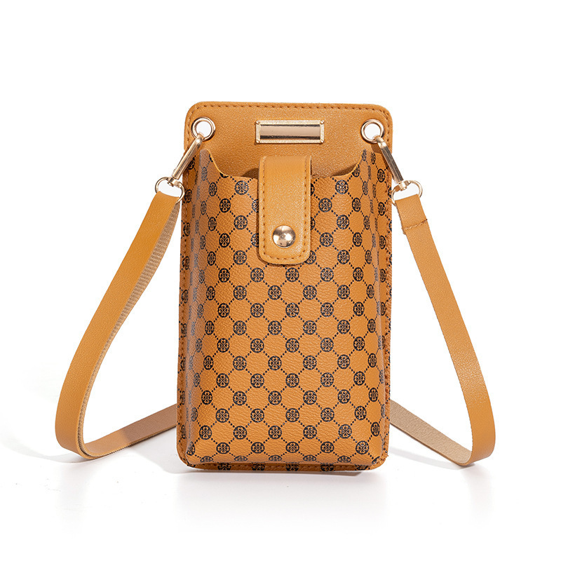 Trendy retro printing mini phone bag personalized fashion women's shoulder messenger bag ladies bag batch