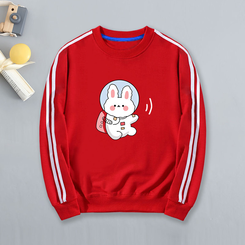 Girls' new sweater autumn foreign trade in stock children's clothing baby cute cartoon top children's round neck coat