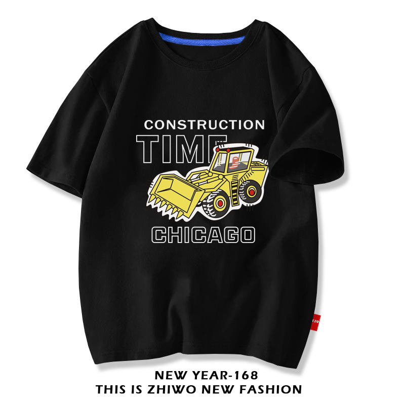 CAR children's clothing short sleeve summer new fashion T-shirt boys fried street T-shirt top factory direct sales