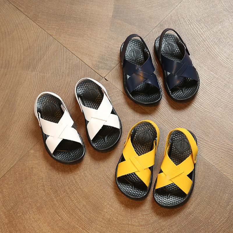 New summer sandals children's shoes boys sandals children's shoes girls' beach shoes Korean style hollow breathable
